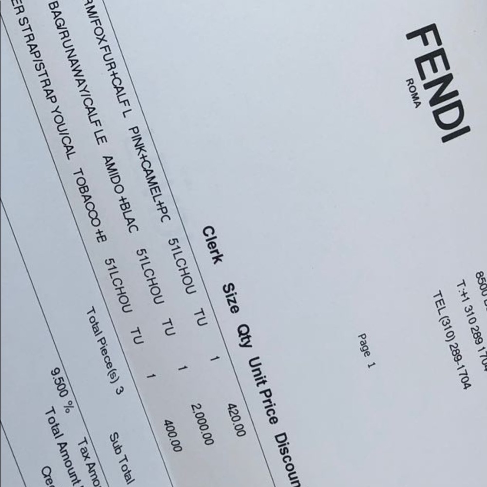 Fendi Handbag - Picture 4 of 4